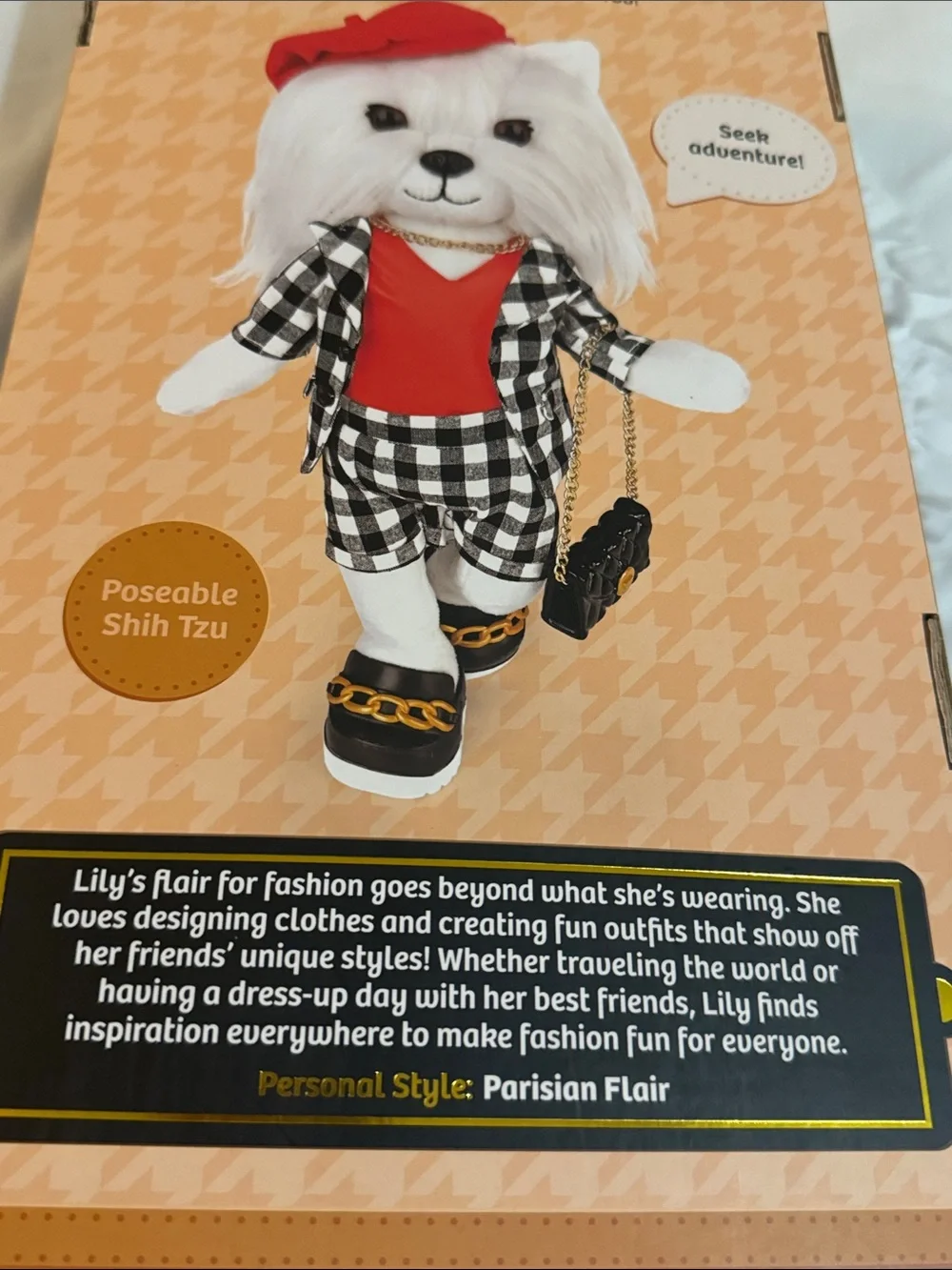 Woof & Co. lily plush